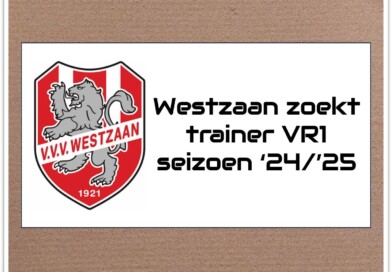 Prikbord: Westzaan zoekt trainer VR1 (’24/’25)