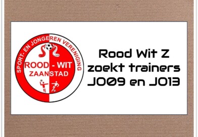 Prikbord: Rood Wit Z zoekt trainers JO09 en JO13