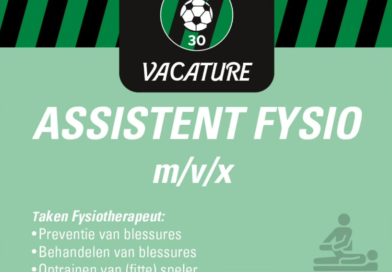 Prikbord: WSV’30 zoekt assistent fysiotherapeut