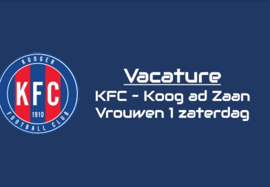 Prikbord: KFC VR1 (zat) zoekt trainer/coach