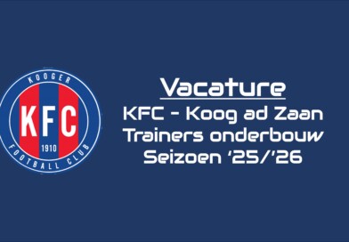 KFC zoekt trainers onderbouw (’25/’26)